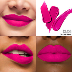 Depuplum lipstick application tip with precise flocked applicator.
