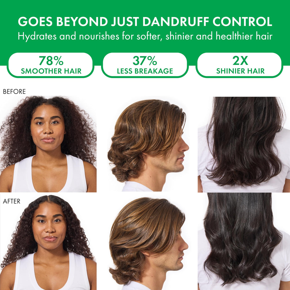 Close-up of color-treated hair safe use with Dercos