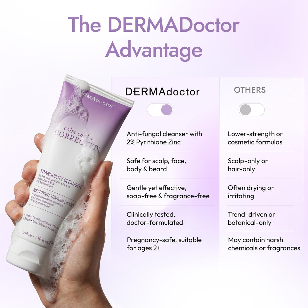 DERMAdoctor shampoo suitable for face, body and scalp