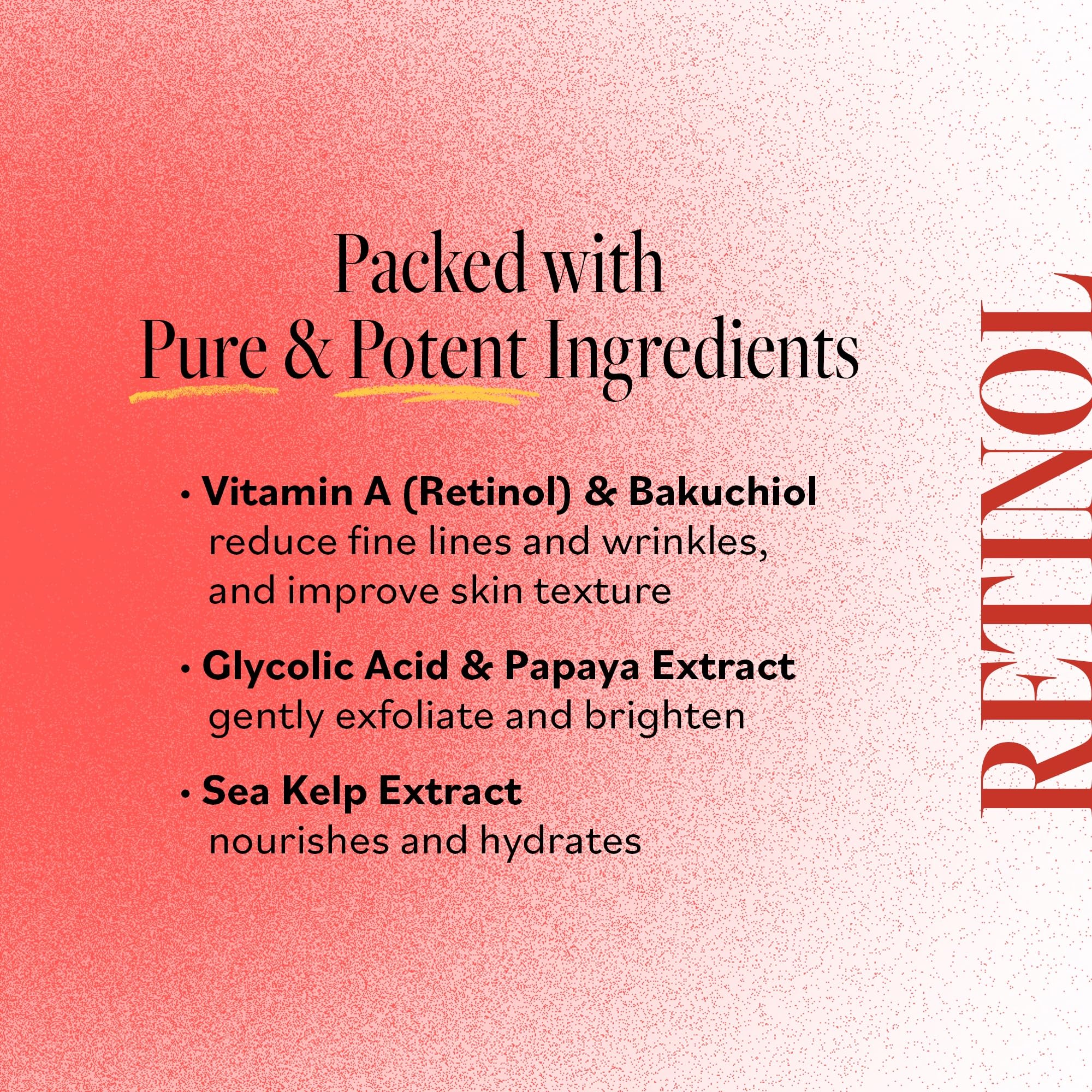 Derma E Anti-Wrinkle Cleanser ingredient Vitamin A supports surface renewal.