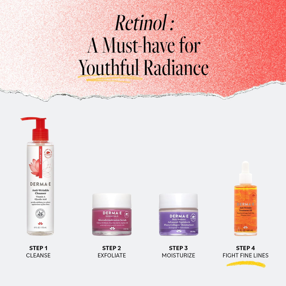 Derma E Grapeseed Oil inclusion signals deep moisturization for mature skin.