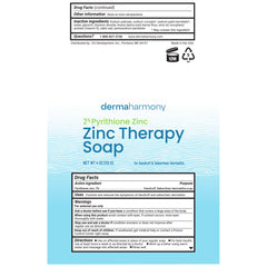 DermaHarmony bar soap application on affected skin areas for relief