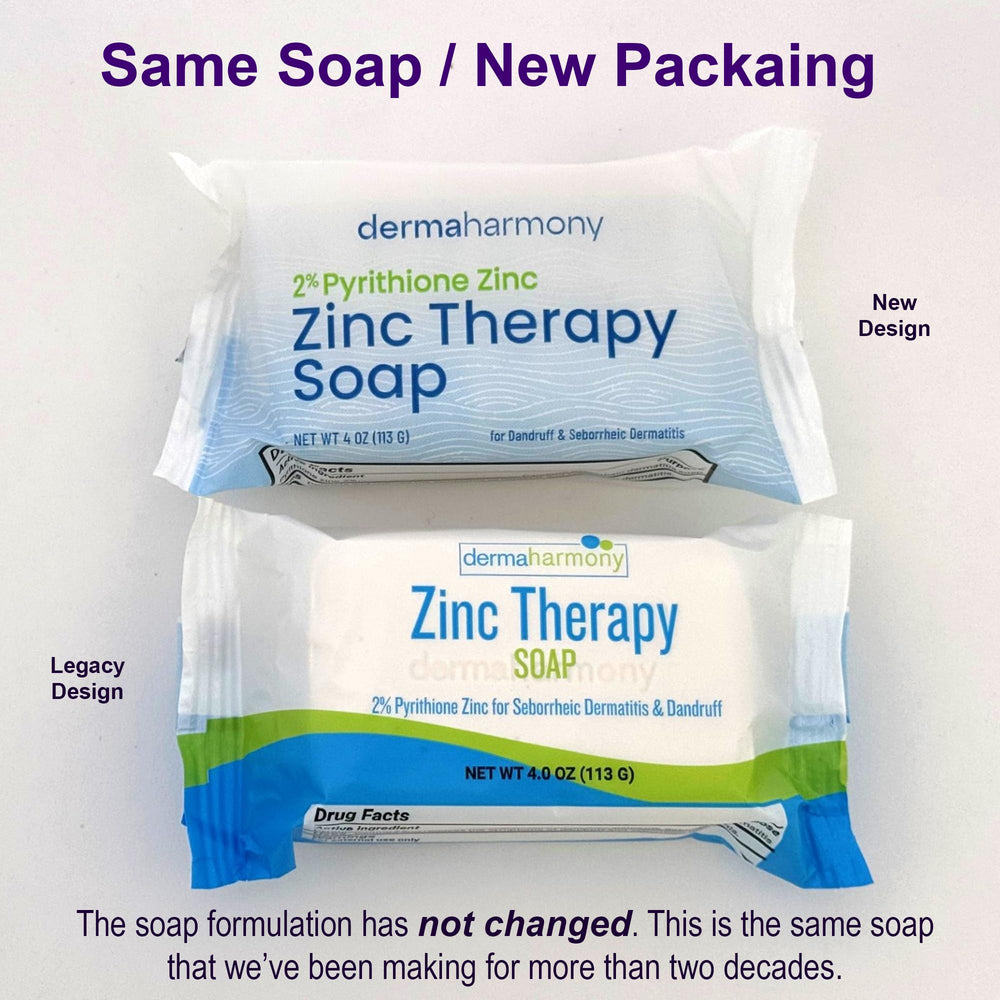 DermaHarmony zinc bar soap ingredients—natural oils, oatmeal, and vitamins
