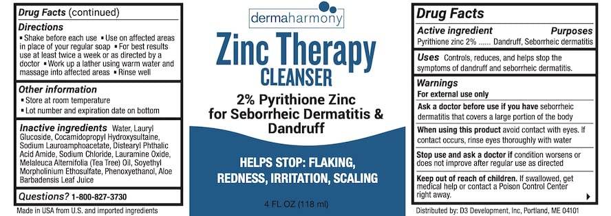 Dermaharmony tea tree aroma close-up showing refreshing scent and versatile cleansing options