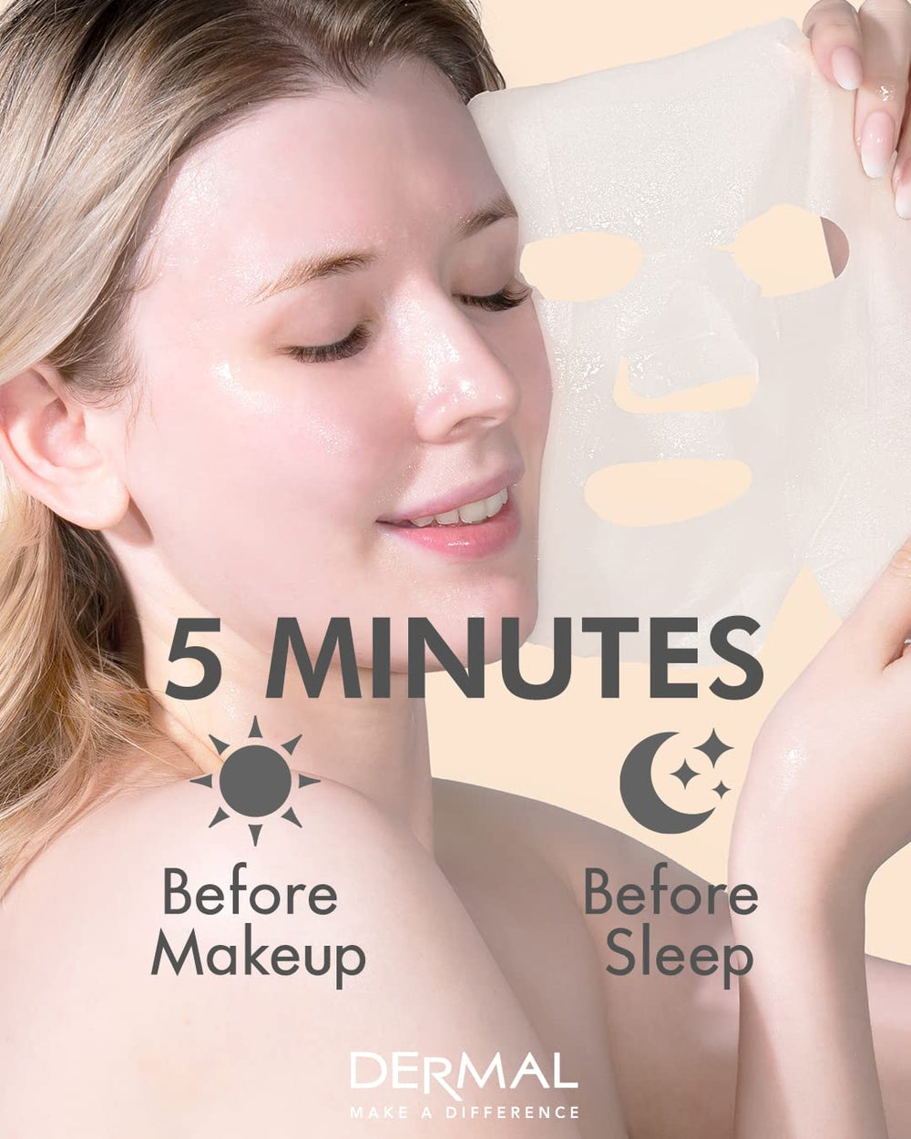 DERMAL nightly application demonstrates a quick 15-minute routine