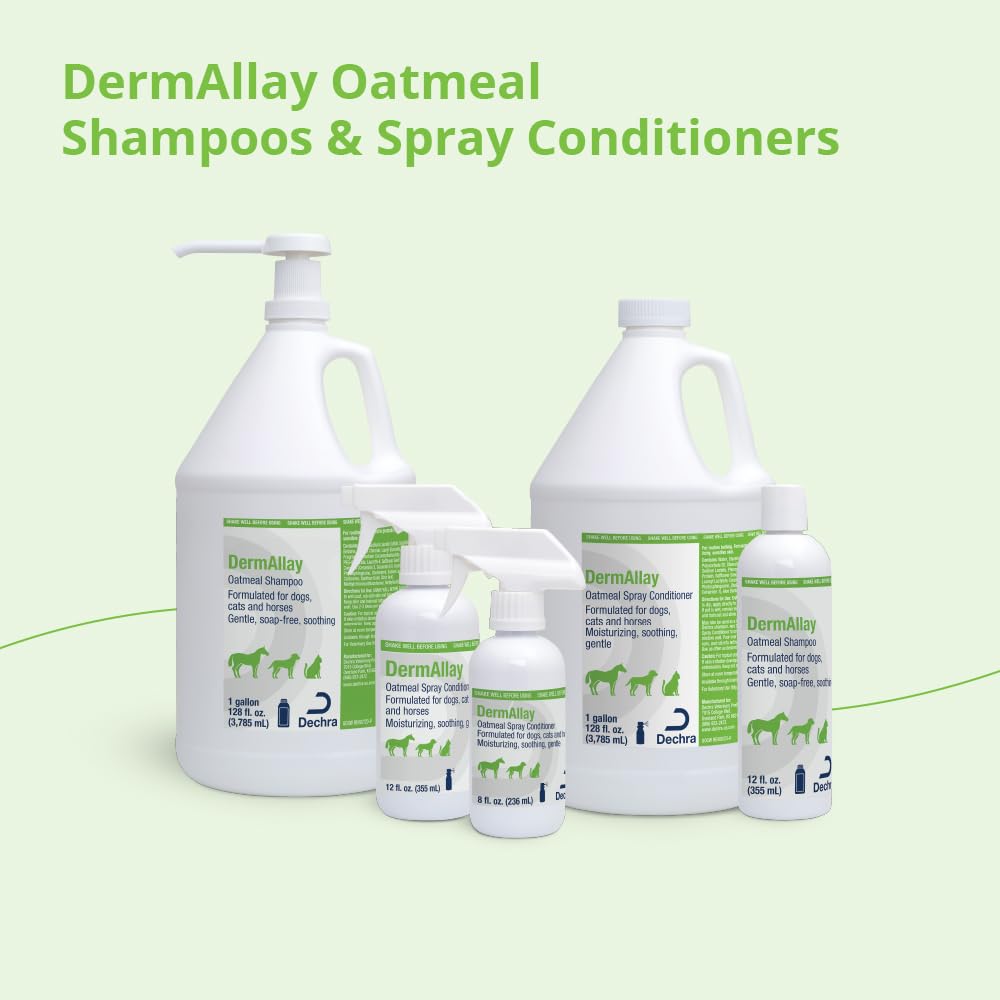 DermAllay pet bath scene emphasizes comfortable grooming during routine baths