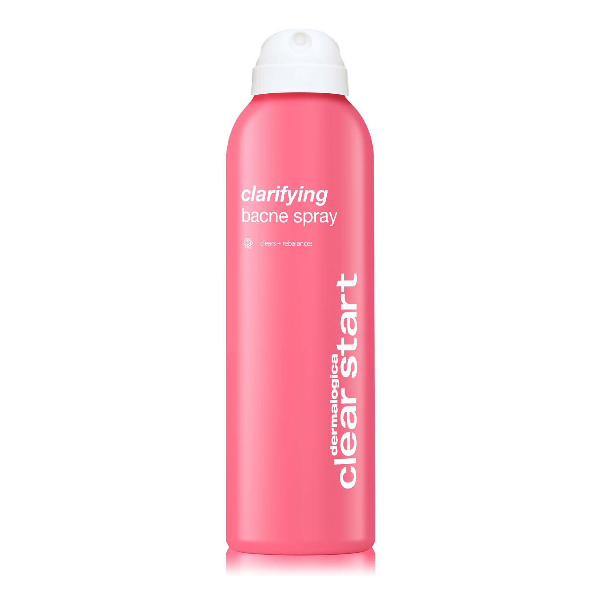Dermalogica Clear Start bacne spray bottle for back acne treatment and prevention.