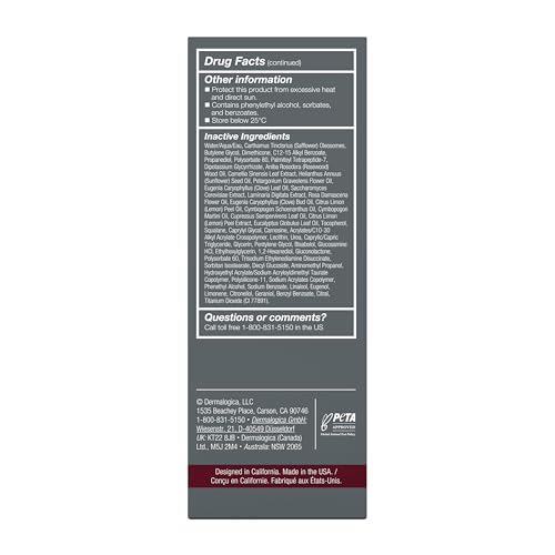 Cream on hand showing Dermalogica Dynamic Skin Recovery SPF50 texture.