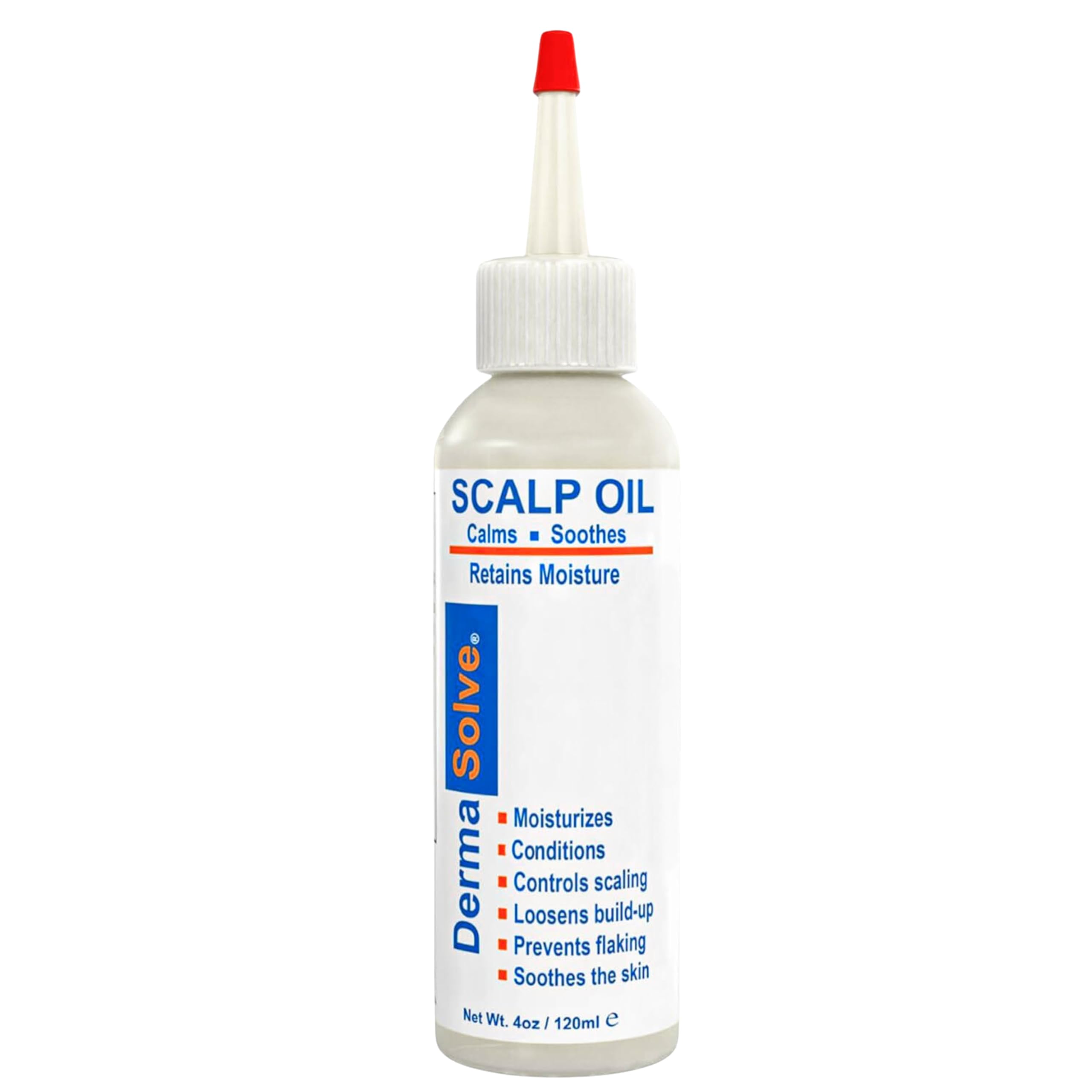 Dermasolve scalp oil bottle for daily itch relief and hydration