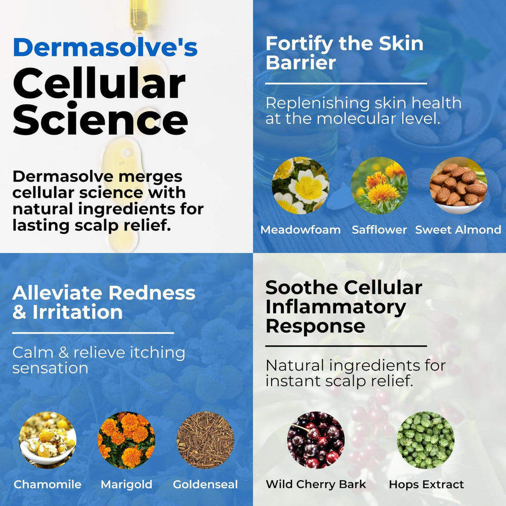 Sweet almond oil provides hydration for dry hair in Dermasolve