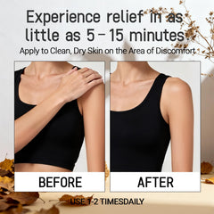 Dermasophia Mira Relief Lotion ingredients chamomile, frankincense, aloe vera, MSM nourish skin.