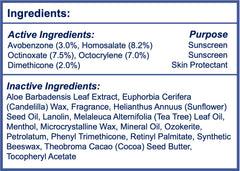 Cocoa butter Aloe and Vitamin E nourish Dermatone Original Lip Balm
