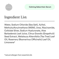 Dermazen serum applied to the face for soothing moisture.
