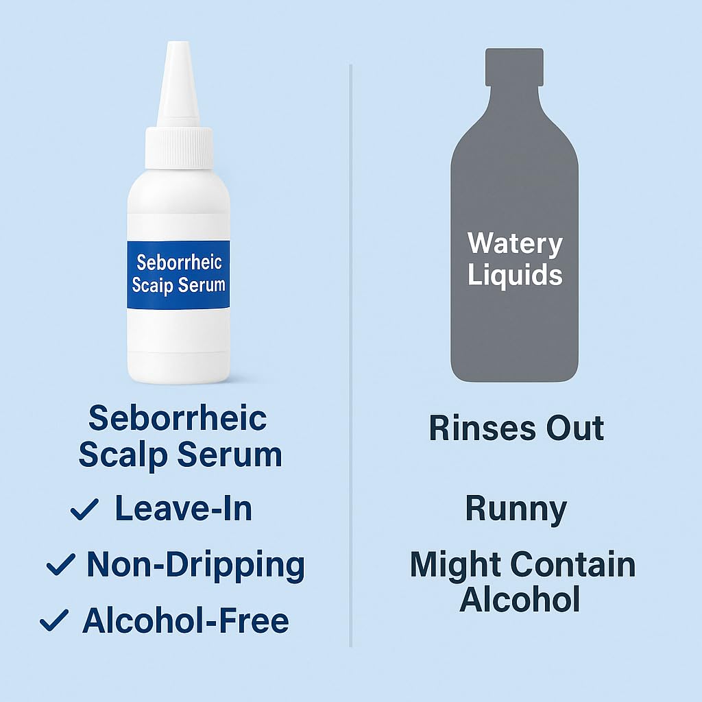 Application on body area emphasizes versatility for scalp and body use.