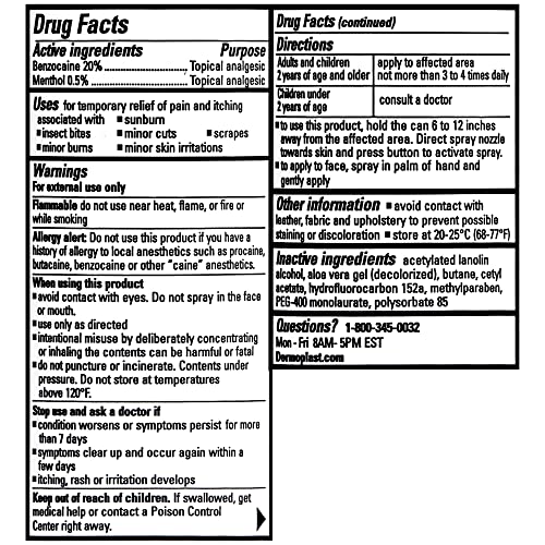 Two-pack packaging of Dermoplast for family first aid readiness.