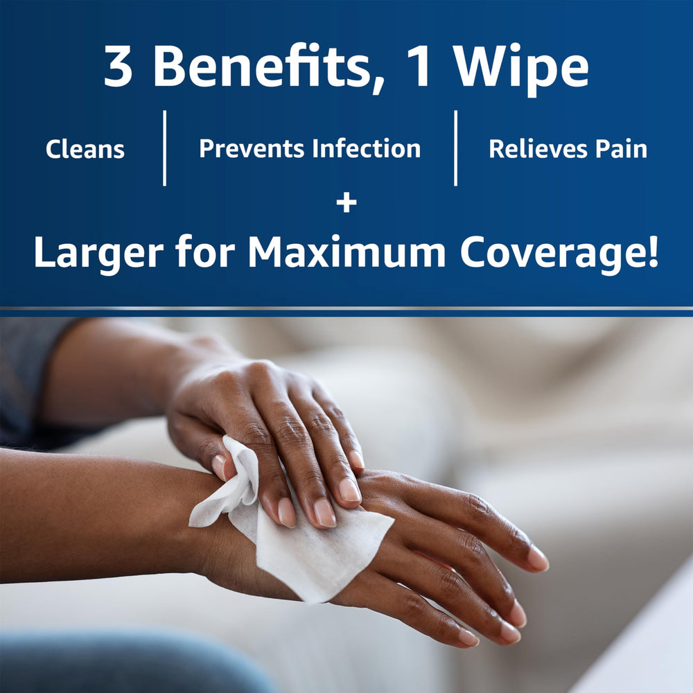 Dermoplast Wound Wipes with no-sting antiseptic for comfortable wound care.