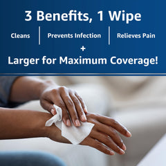Dermoplast Wound Wipes with no-sting antiseptic for comfortable wound care.