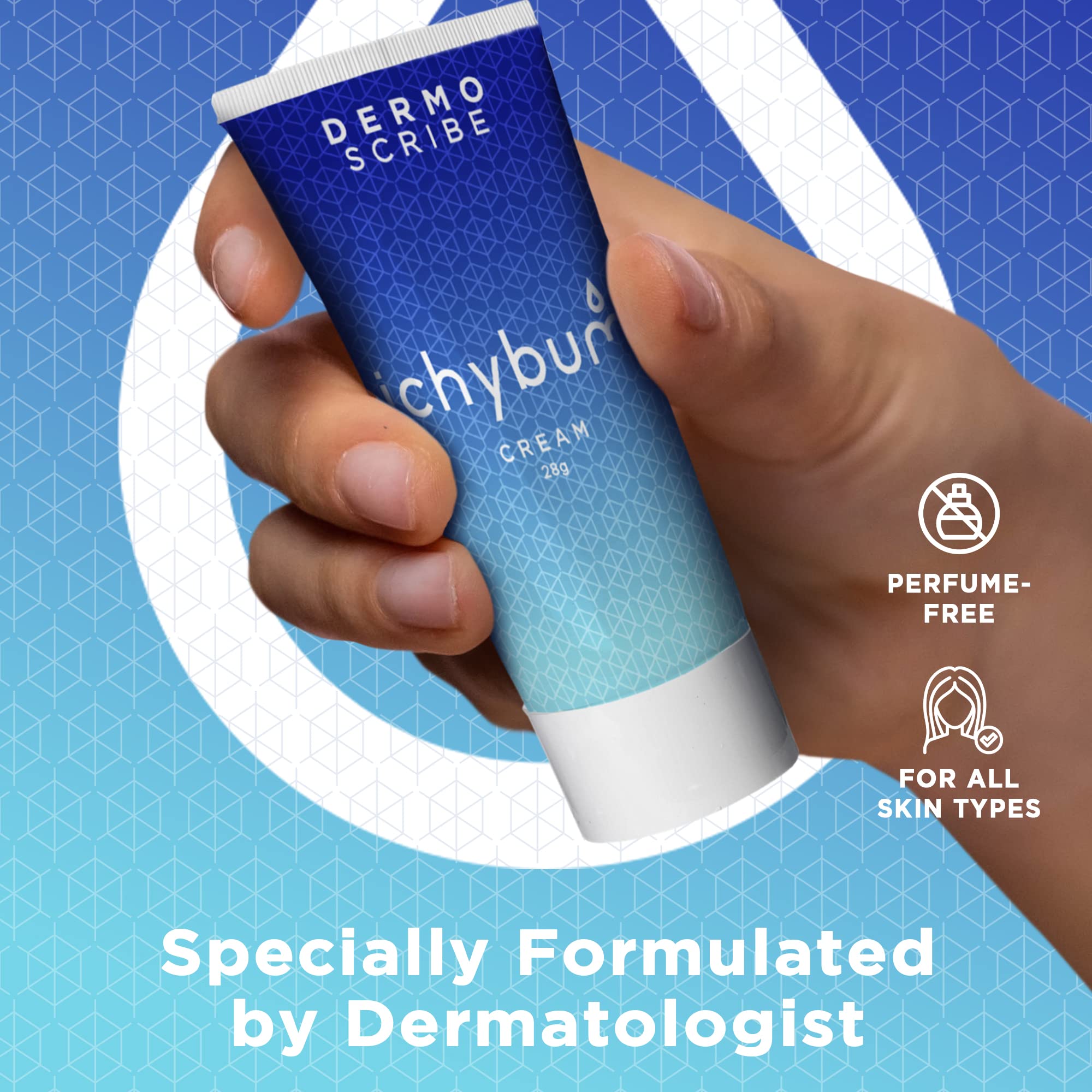 Dermoscribe packaging on shelf for quick product recognition.