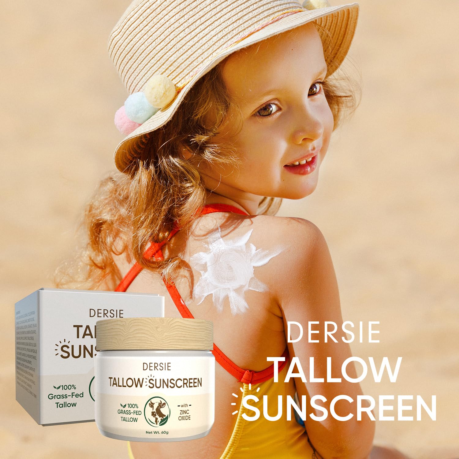 Dersie Tallow Sunscreen suitable for face and body use