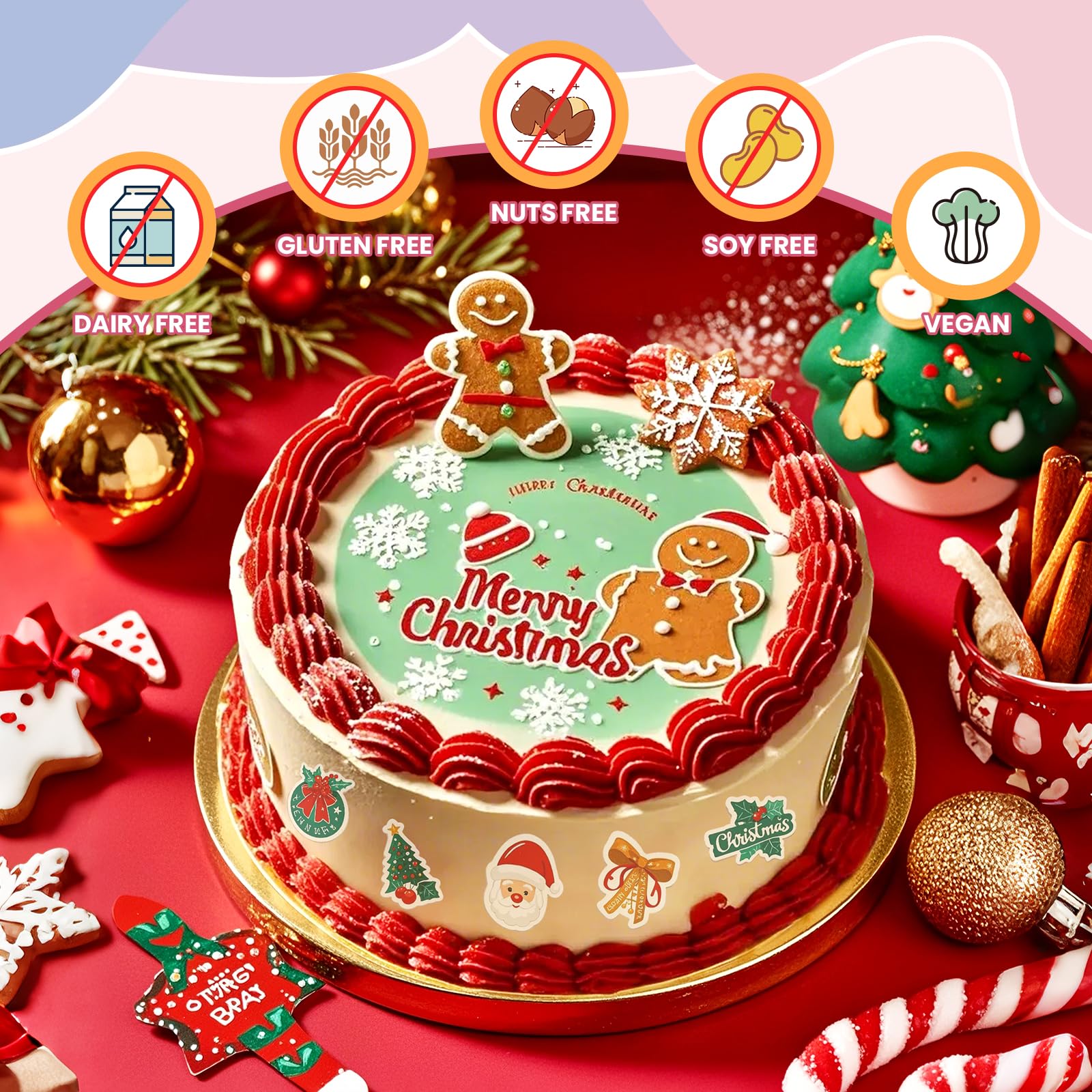Derzio edible-printer ready sheets enable precise edible printing.