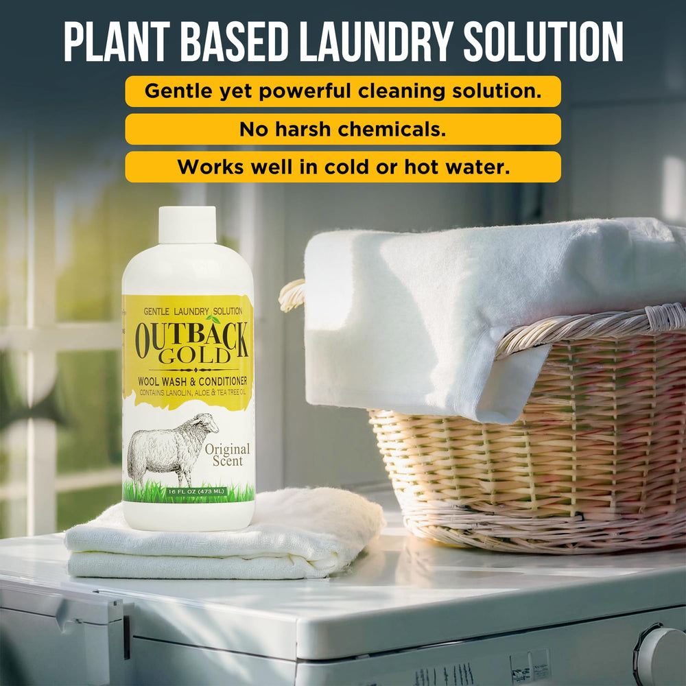 Desert Breeze Outback Gold bottle features Original Floral Scent for fresh laundry.