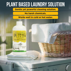 Desert Breeze Outback Gold bottle features Original Floral Scent for fresh laundry.