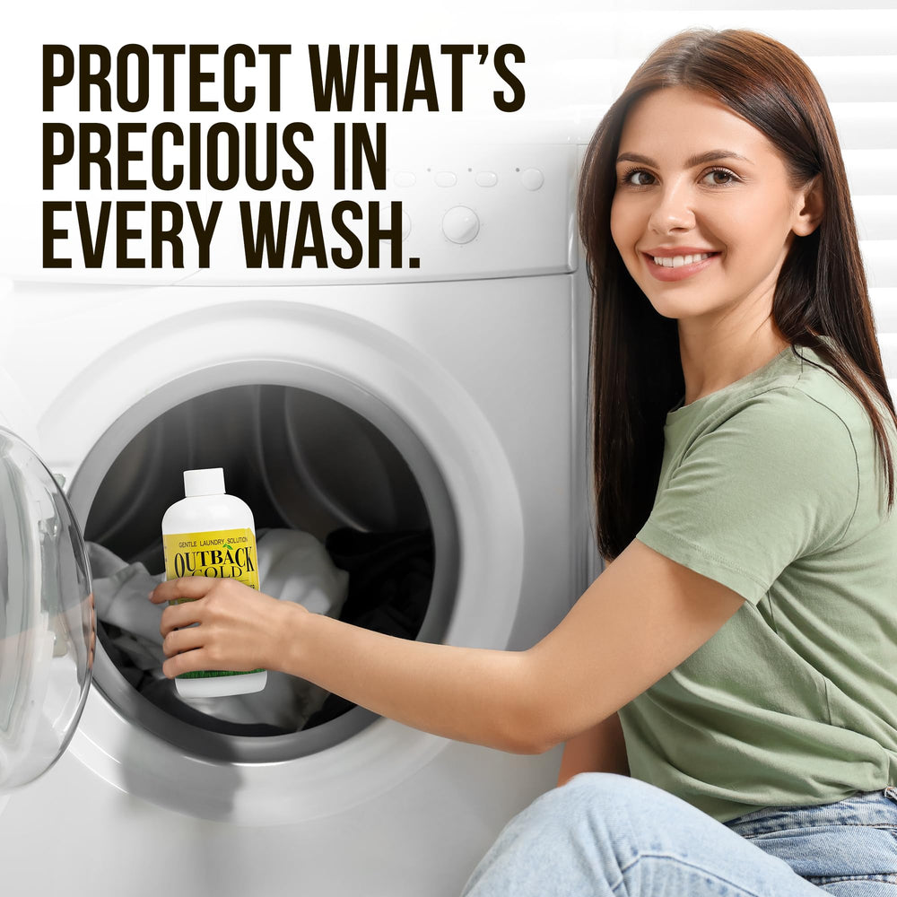 Desert Breeze Outback Gold, made in the USA, supports gentle home care.