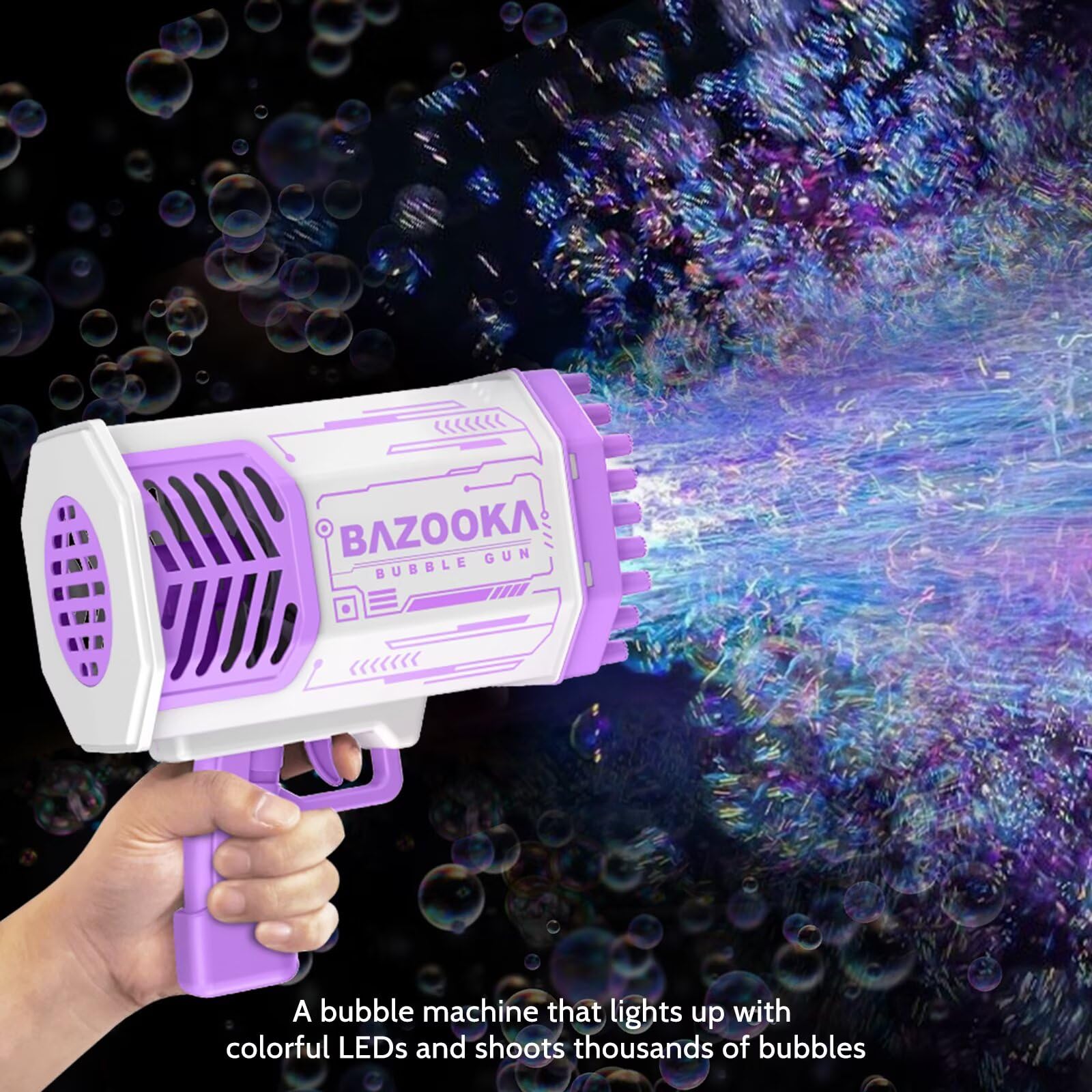 Deserthome bubble gun easy to use for quick setup and play