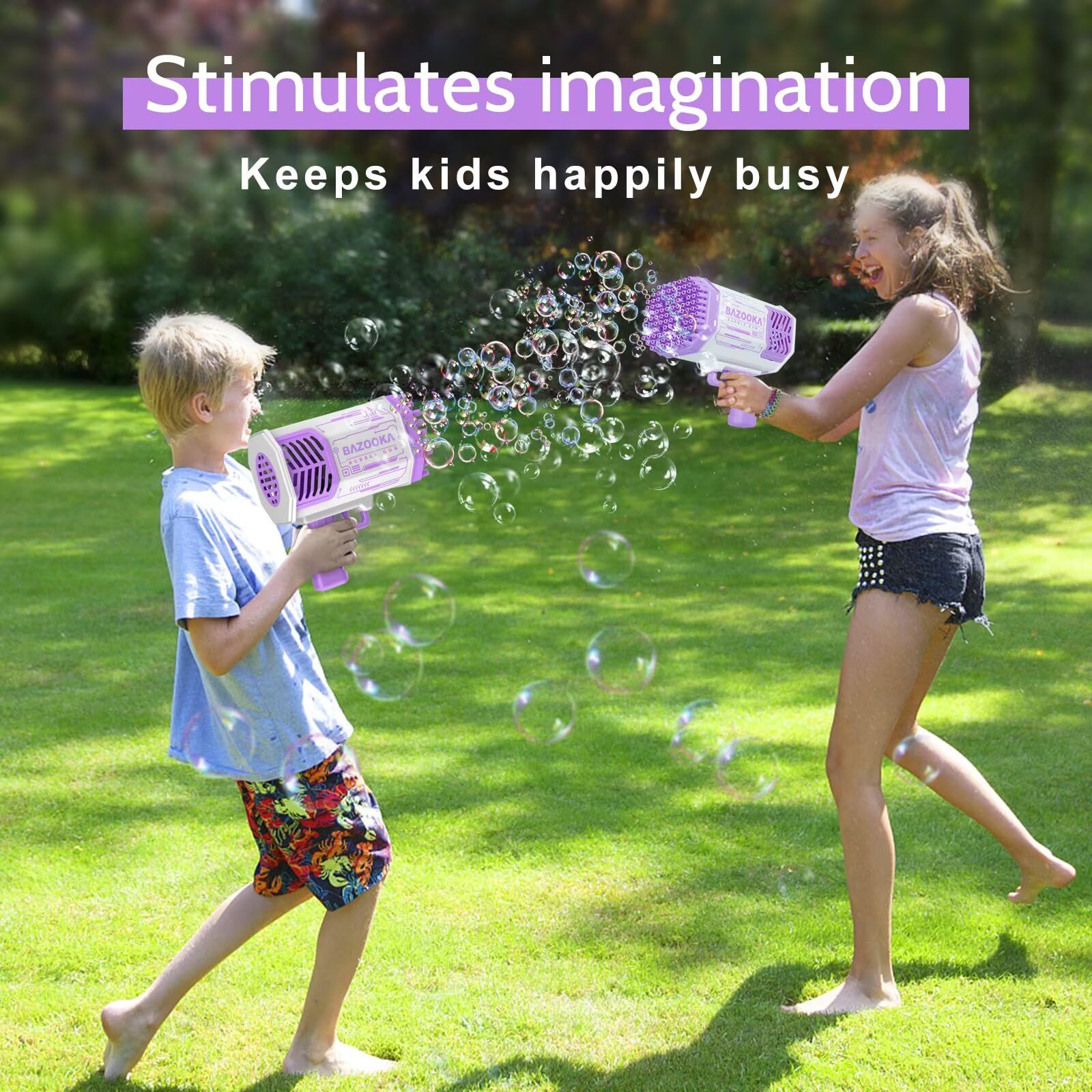 Deserthome bubble gun ideal for outdoor parties and celebrations