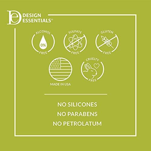 Detangling action of Design Essentials almond avocado leave-in reduces knot time