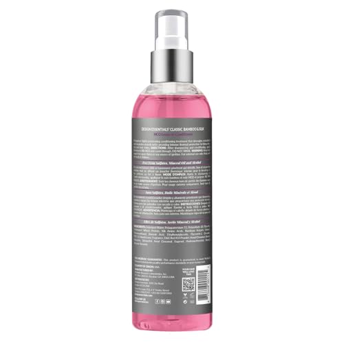 Design Essentials Bamboo & Silk HCO Leave-In for easier detangling and smoother hair.