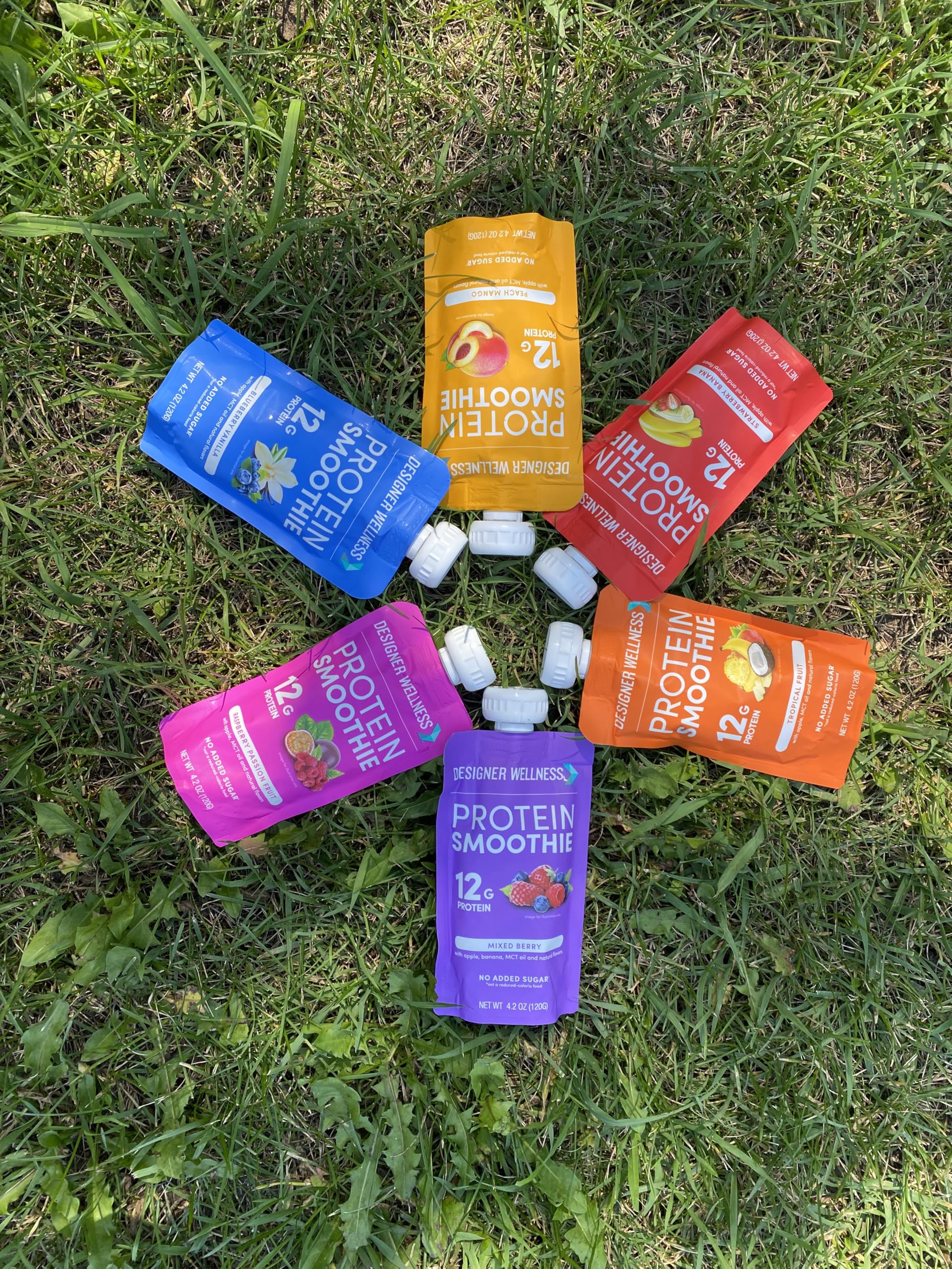 Designer Wellness Protein Smoothie real fruit blend, gluten-free and soy-free