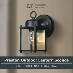 DESIGNERS FOUNTAIN Ivy Trail patio sconce creates warm outdoor ambience