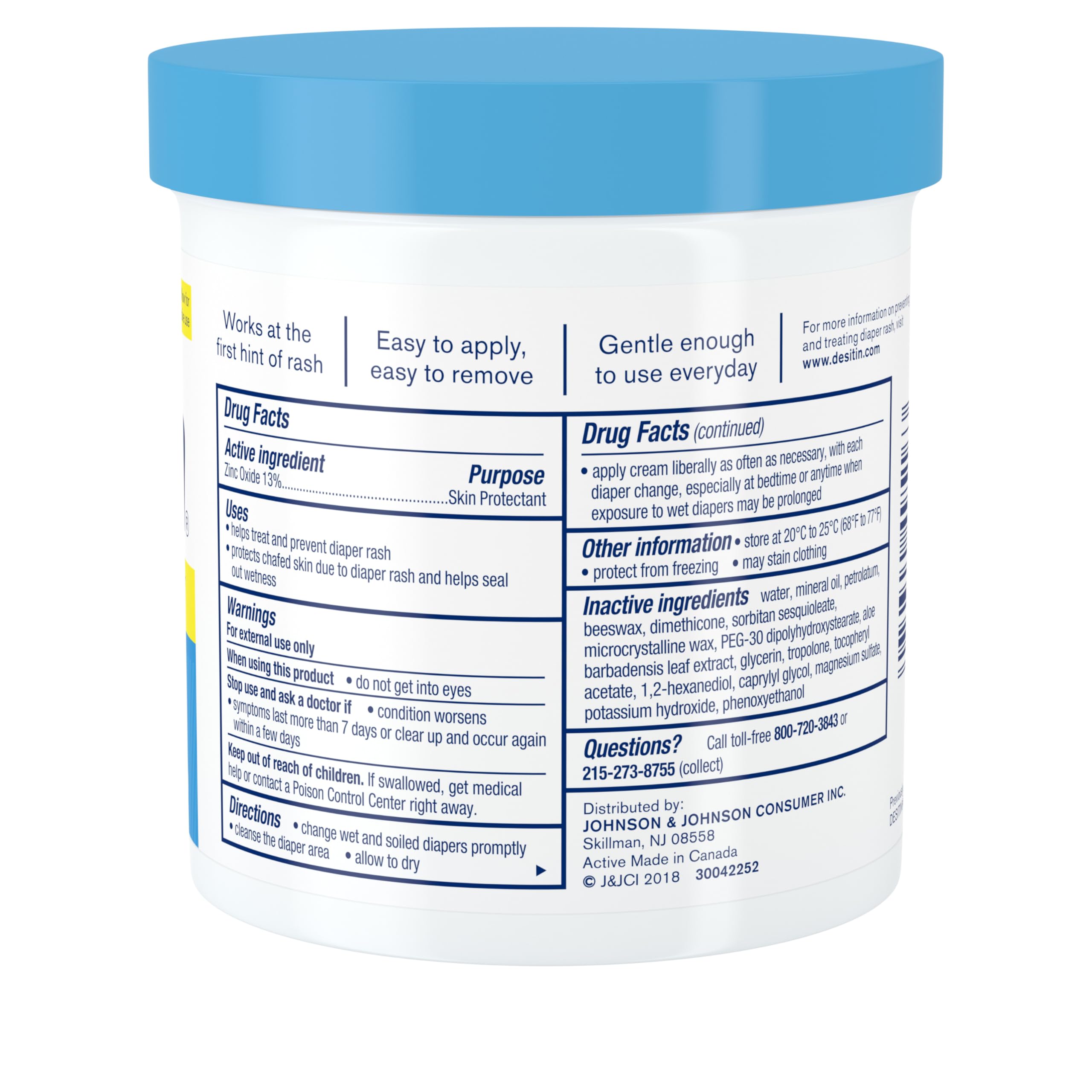 Desitin easy-wipe-off formula ready for quick diaper changes