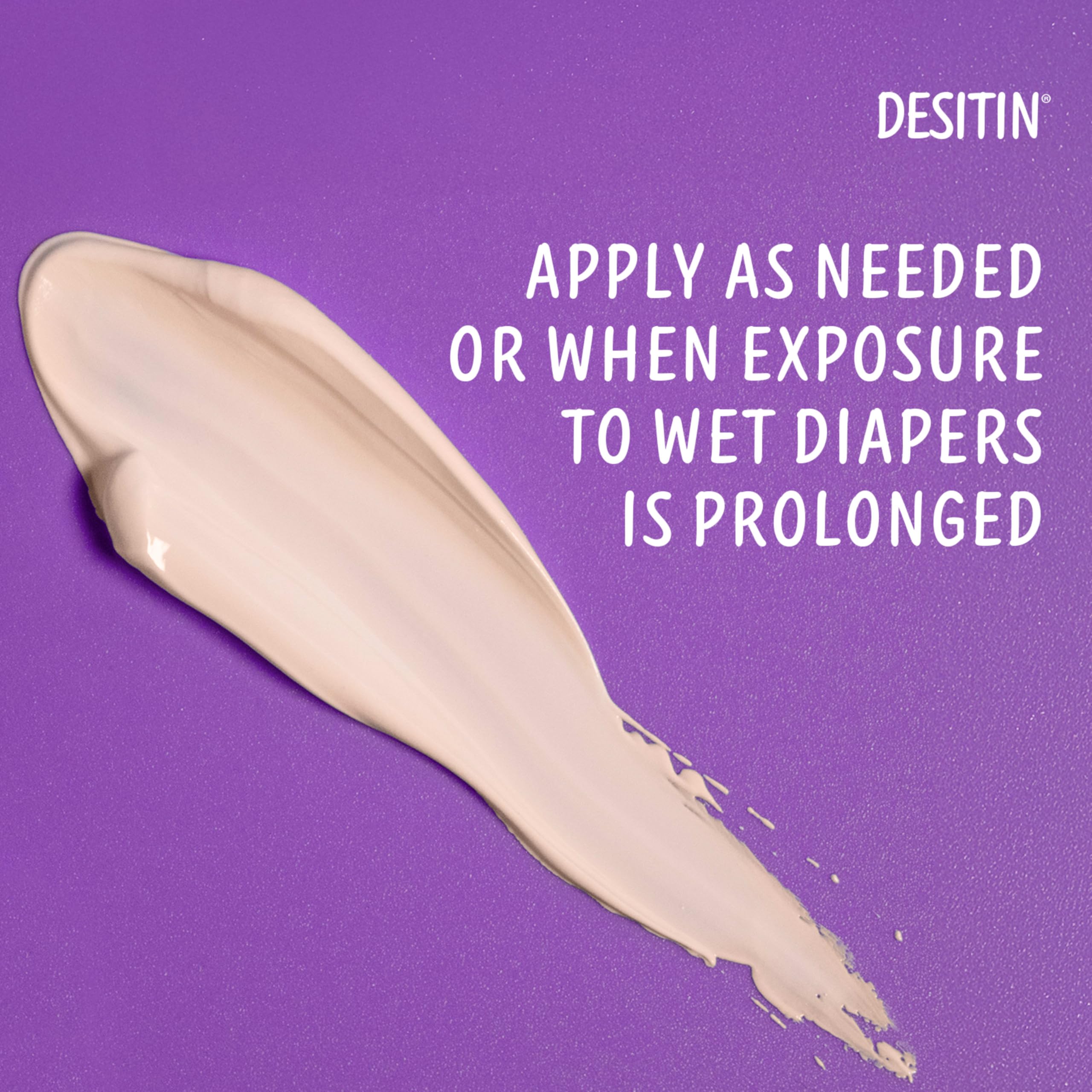 Thick paste from Desitin provides targeted care for persistent diaper irritation.