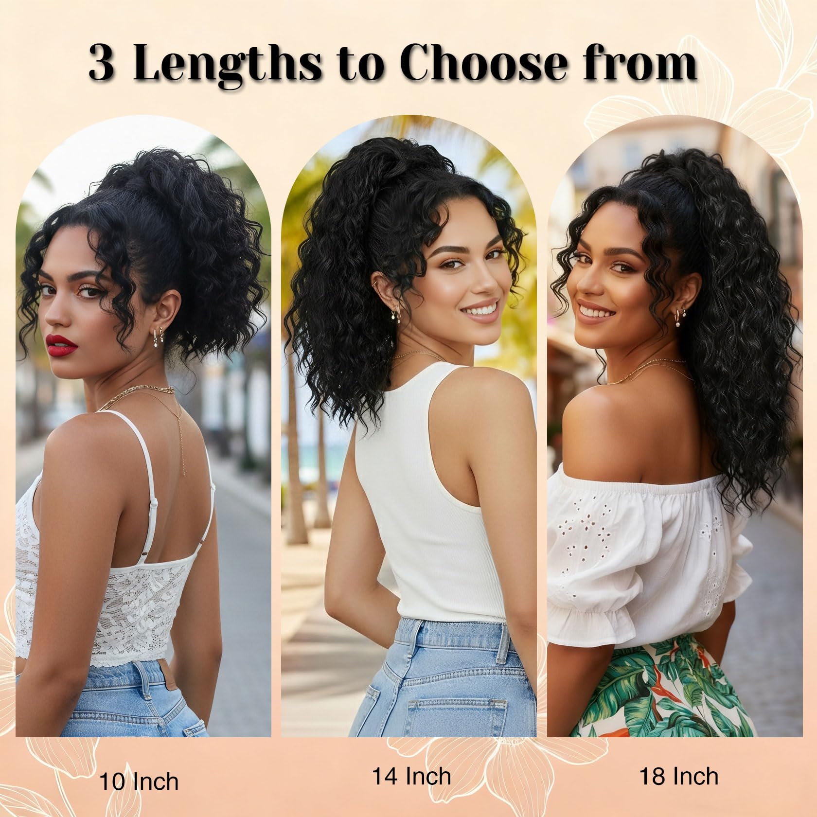 Detean fluffy natural-looking ponytail for fuller hair