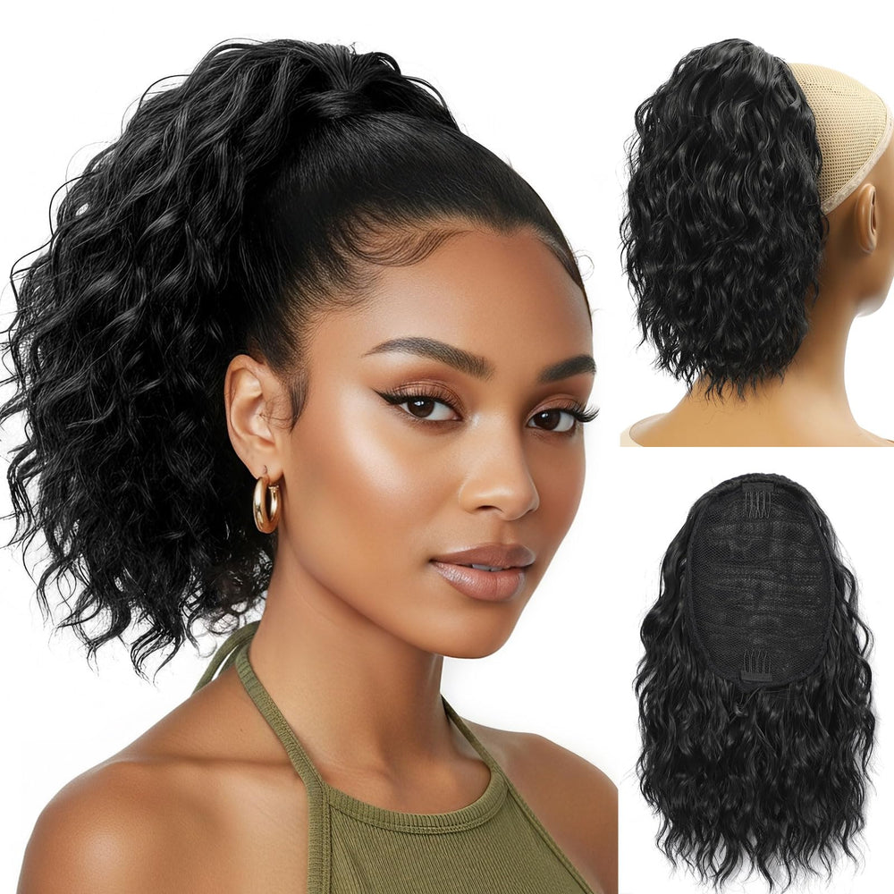 Detean 10-inch drawstring ponytail adds instant volume and easy styling