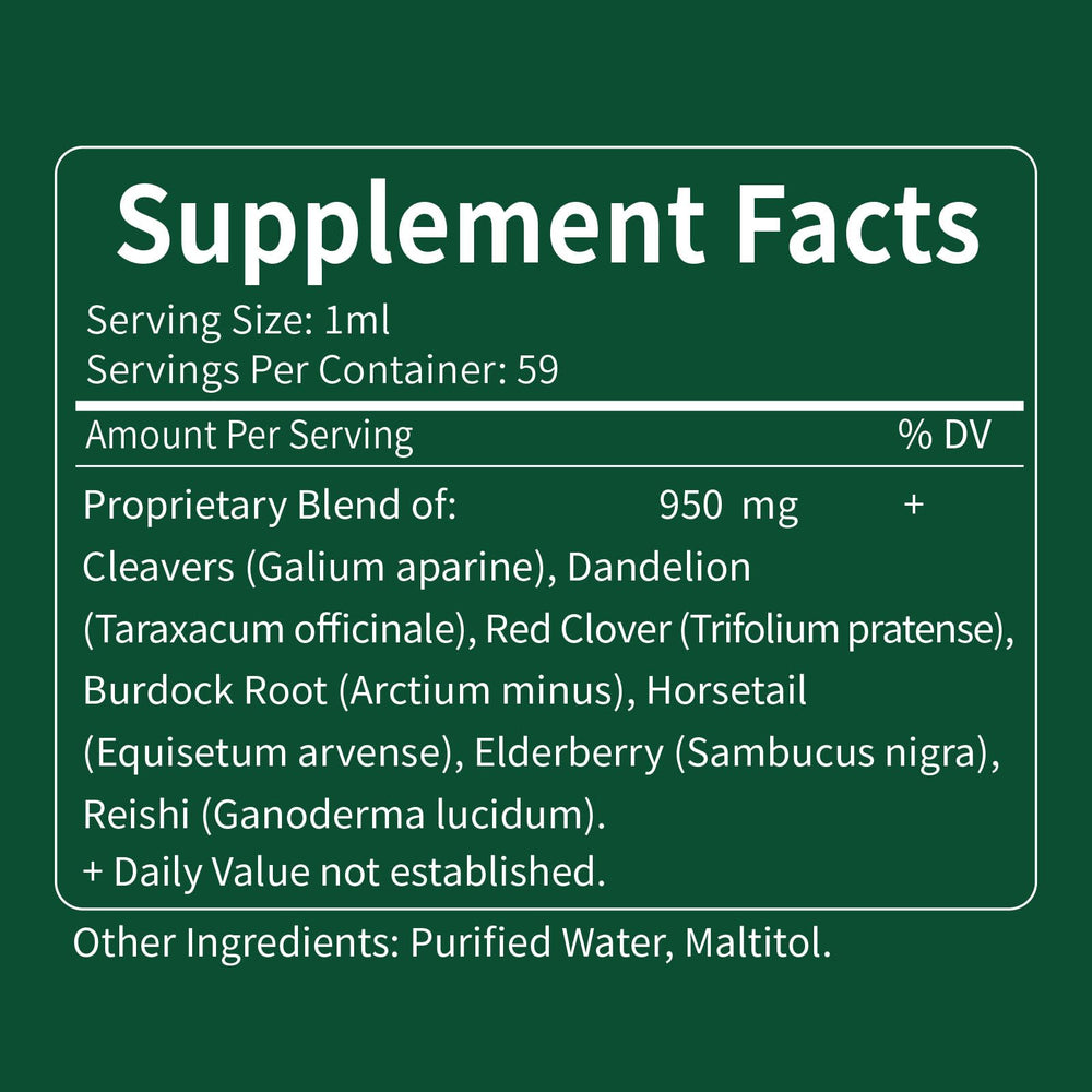 DetoxenNATURE packaging bottle and label details.