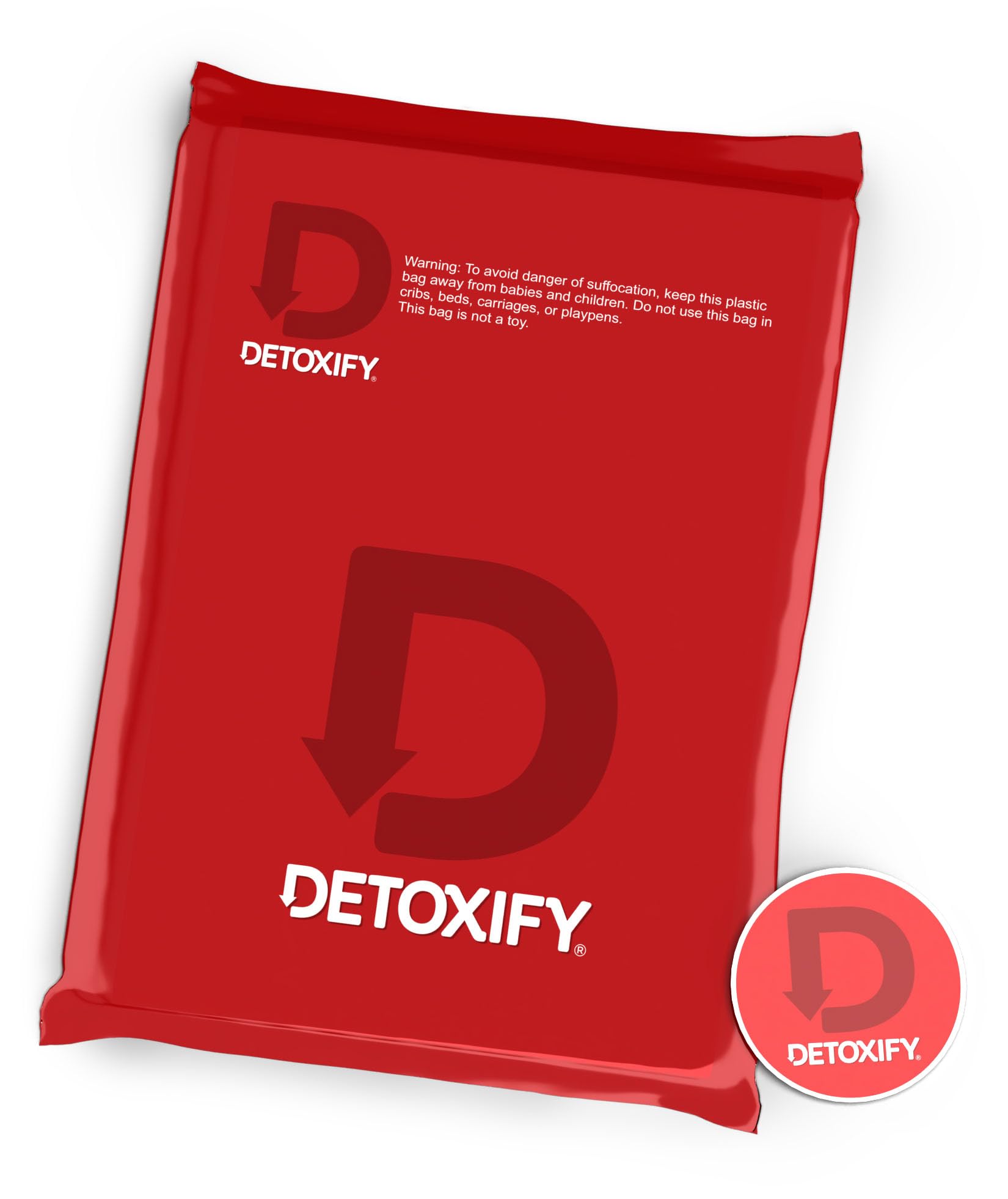 Detoxify Ready Clean Tropical bottle back label with ingredients.