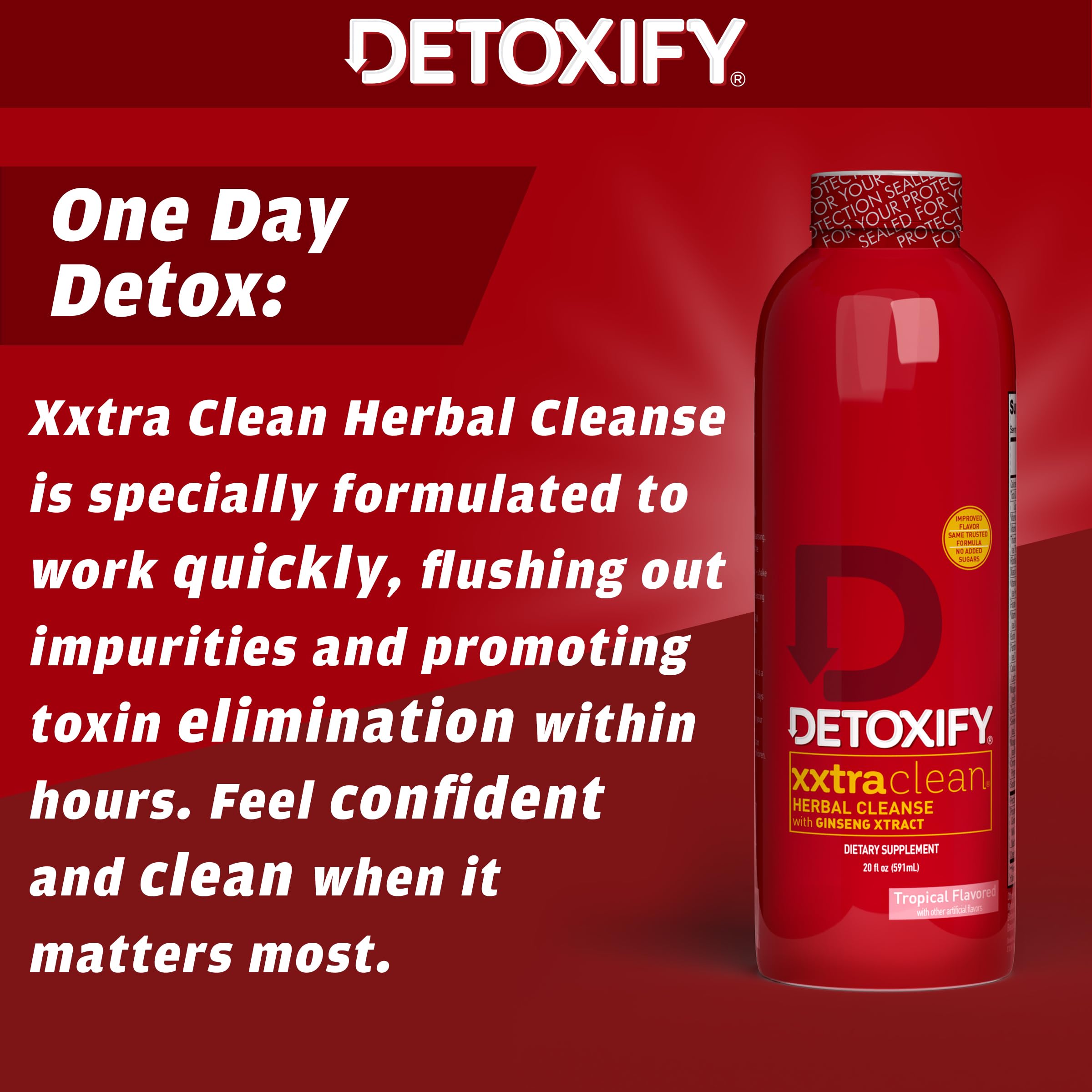 Detoxify Xxtra Clean Herbal label – premium herbal blend details