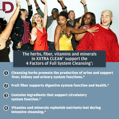Detoxify Xxtra Clean Herbal tropical-fruit flavor visual highlighting fruit notes