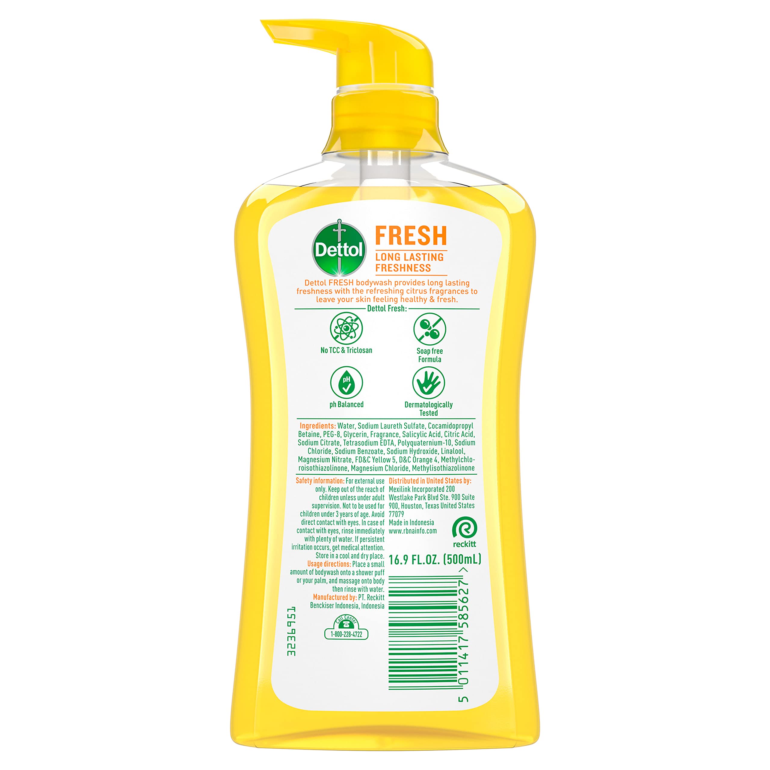 Dettol Fresh Body Wash lather close-up highlights creamy foam and citrus aroma.