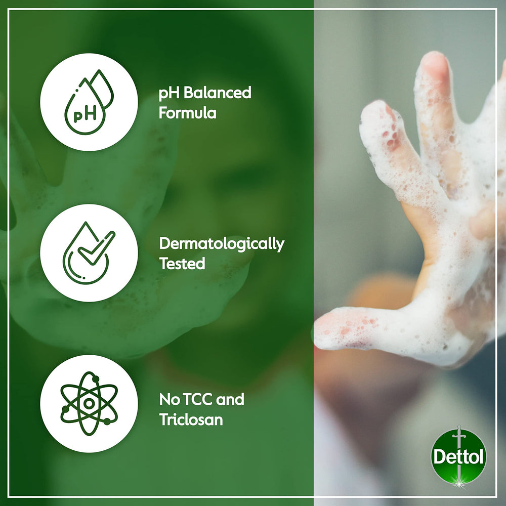 Dettol Fresh Body Wash with citrus scent evokes energizing morning routine.