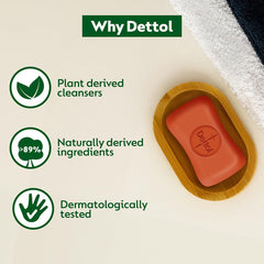 Open Dettol Original Soap showing creamy lather and gentle cleansing action