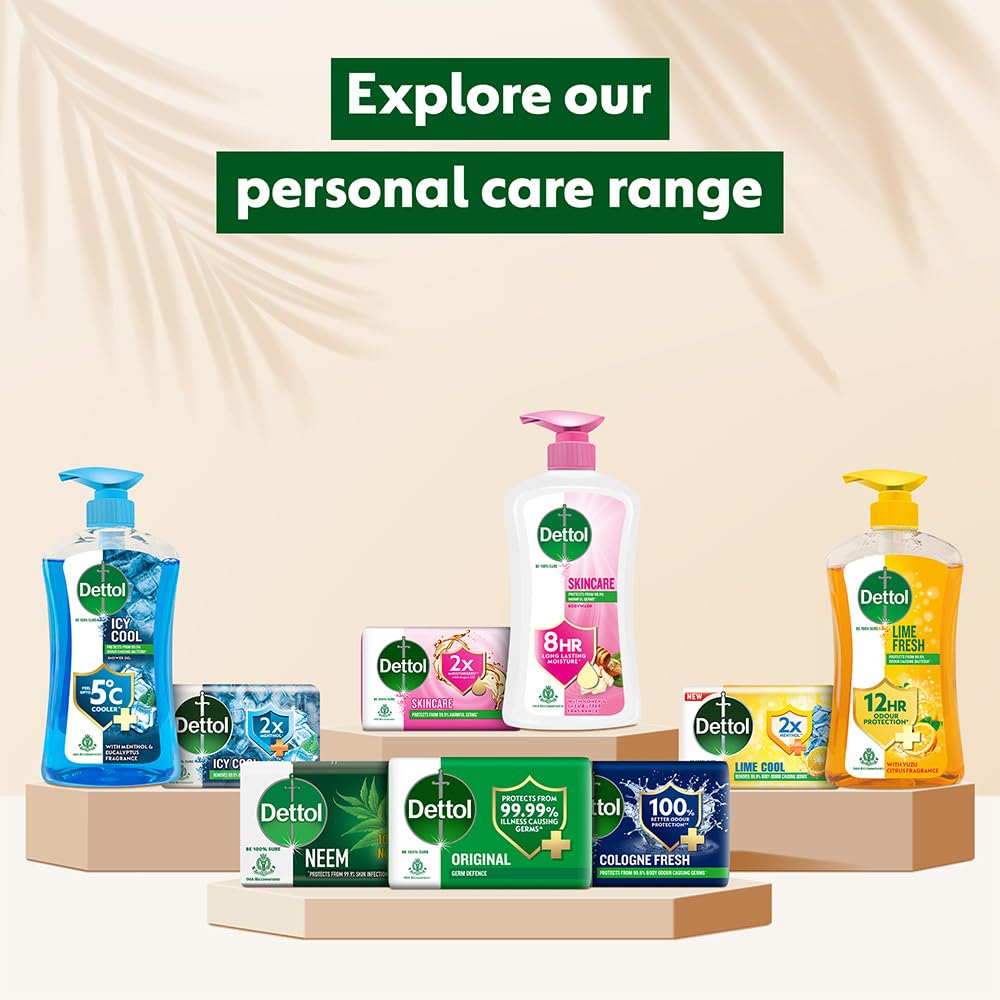 Dettol Original Bar Soap with neutral tones, everyday hygiene essential