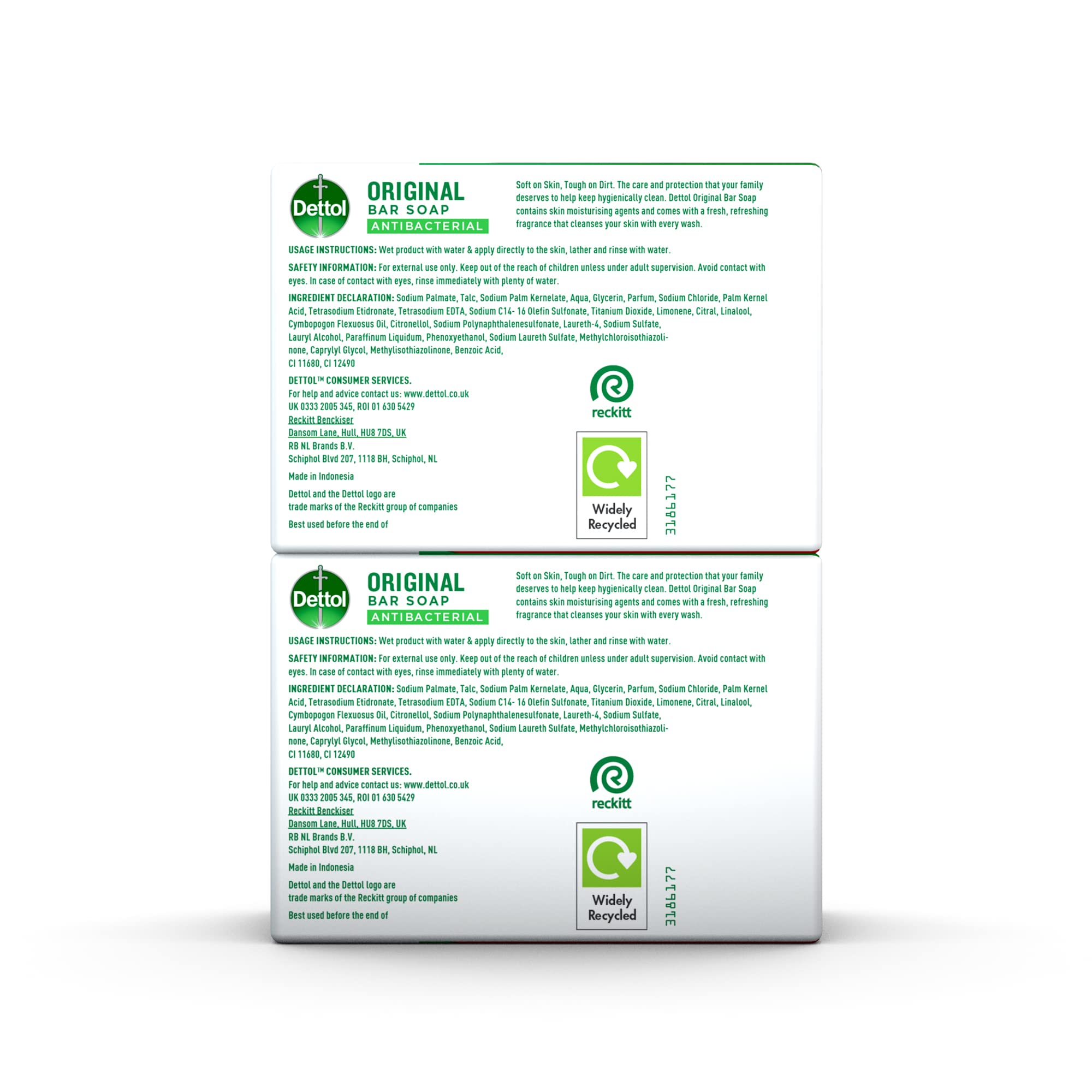 Dettol Original Soap helps keep skin clean and refreshed for everyday routines.