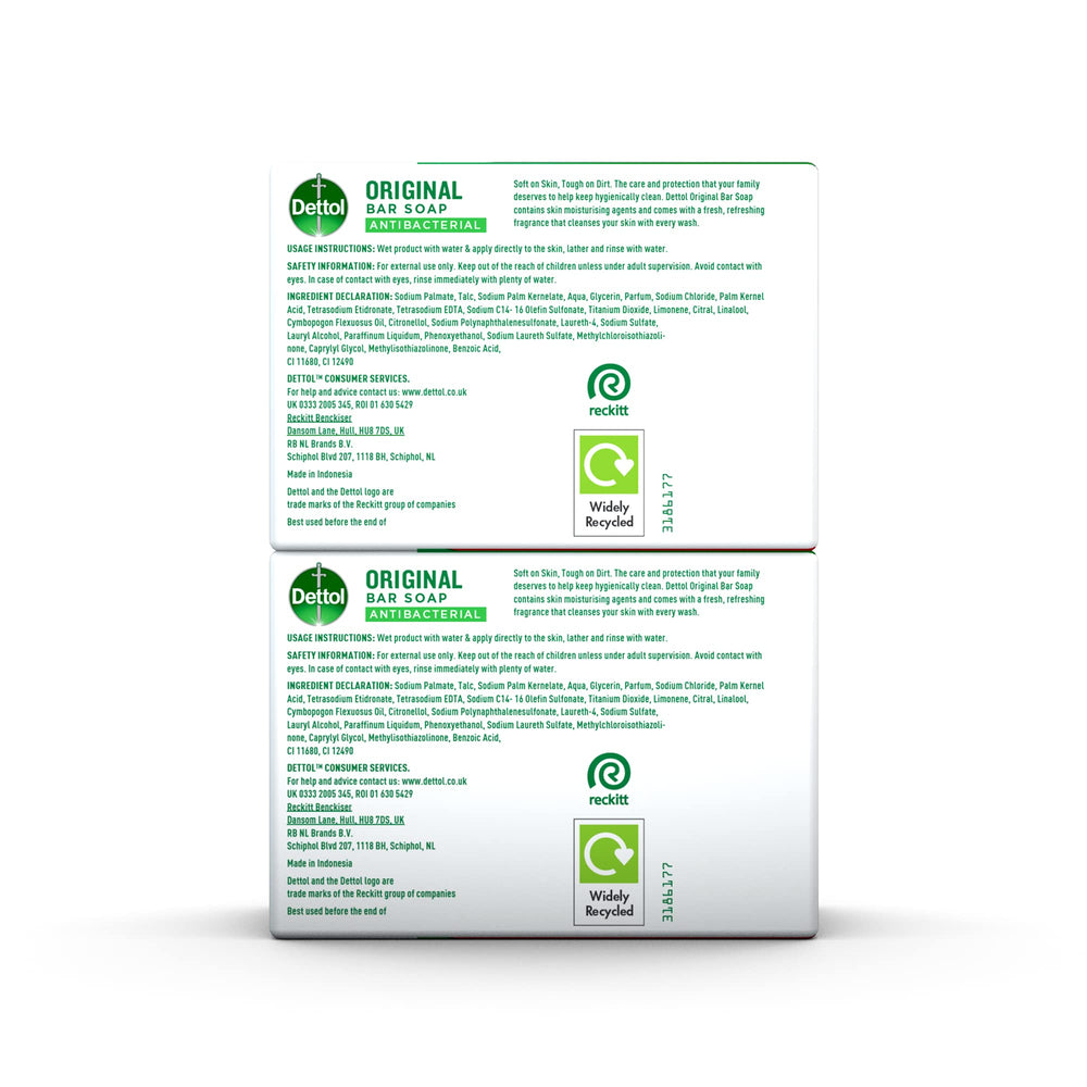 Dettol Original Soap helps keep skin clean and refreshed for everyday routines.