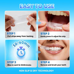 Mint flavor of Deudhdal whitening strips for refreshing use