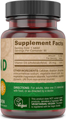 Plant-derived lichen-based D3 from DEVA, a vegan vitamin source.