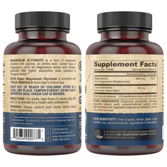 Close-up of DEVA tablets showing gentle, absorbable magnesium glycinate for everyday support.